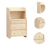 Maxbell 1:12 Dollhouse Cabinet Mini Doll Accessories Decoration for Living Room Home Style B