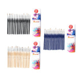 Maxbell 15x Nail Dotting Pen Nail Art Liner Brushes for Long Lines DIY Manicure Home Black
