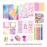 Maxbell DIY Journal Scrapbook Kit Journaling Arts Craft Sets for Teenage Girls Gifts