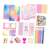 Maxbell DIY Journal Scrapbook Kit Journaling Arts Craft Sets for Teenage Girls Gifts