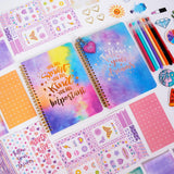 Maxbell DIY Journal Scrapbook Kit Journaling Arts Craft Sets for Teenage Girls Gifts