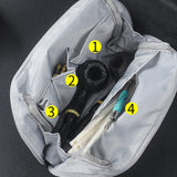 Maxbell Pipe Storage Organizer Multifunctional Pipe Pouch for Pipe Other Accessories gray