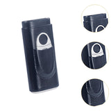 Maxbell Cigar Case with Cutter PU Leather Portable Travel Case for Lovers Father Man