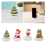Maxbell Christmas Cell Phone Holder Desk Ornament for Living Room Indoor Shop Window Christmas tree
