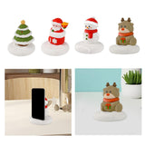 Maxbell Christmas Cell Phone Holder Desk Ornament for Living Room Indoor Shop Window Christmas tree