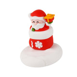 Maxbell Christmas Cell Phone Holder Desk Ornament for Living Room Indoor Shop Window Santa Claus
