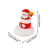 Maxbell Christmas Cell Phone Holder Desk Ornament for Living Room Indoor Shop Window Santa Claus