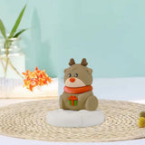 Maxbell Christmas Cell Phone Holder Desk Ornament for Living Room Indoor Shop Window Christmas elk