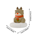 Maxbell Christmas Cell Phone Holder Desk Ornament for Living Room Indoor Shop Window Christmas elk