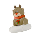 Maxbell Christmas Cell Phone Holder Desk Ornament for Living Room Indoor Shop Window Christmas elk