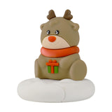 Maxbell Christmas Cell Phone Holder Desk Ornament for Living Room Indoor Shop Window Christmas elk