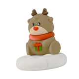 Maxbell Christmas Cell Phone Holder Desk Ornament for Living Room Indoor Shop Window Christmas elk