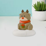 Maxbell Christmas Cell Phone Holder Desk Ornament for Living Room Indoor Shop Window Christmas elk