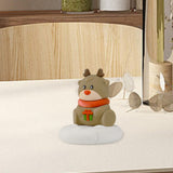 Maxbell Christmas Cell Phone Holder Desk Ornament for Living Room Indoor Shop Window Christmas elk