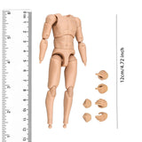 Maxbell 1/12 Scale Male Action Figure 12cm Remove Joints for DIY Art Works Sketching