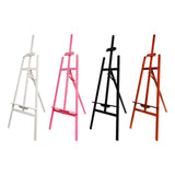Maxbell Wooden Art Easel Painting Easel for Artist Art Supplies Stand Floor Painting white