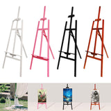 Maxbell Wooden Art Easel Painting Easel for Artist Art Supplies Stand Floor Painting white