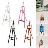 Maxbell Wooden Art Easel Painting Easel for Artist Art Supplies Stand Floor Painting white