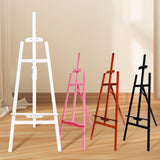 Maxbell Wooden Art Easel Painting Easel for Artist Art Supplies Stand Floor Painting white