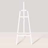 Maxbell Wooden Art Easel Painting Easel for Artist Art Supplies Stand Floor Painting white