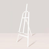 Maxbell Wooden Art Easel Painting Easel for Artist Art Supplies Stand Floor Painting white