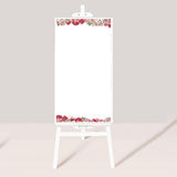 Maxbell Wooden Art Easel Painting Easel for Artist Art Supplies Stand Floor Painting white