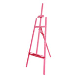 Maxbell Wooden Art Easel Painting Easel for Artist Art Supplies Stand Floor Painting pink