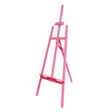 Maxbell Wooden Art Easel Painting Easel for Artist Art Supplies Stand Floor Painting pink