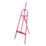 Maxbell Wooden Art Easel Painting Easel for Artist Art Supplies Stand Floor Painting pink
