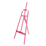 Maxbell Wooden Art Easel Painting Easel for Artist Art Supplies Stand Floor Painting pink