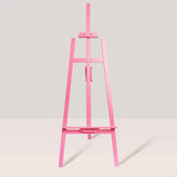 Maxbell Wooden Art Easel Painting Easel for Artist Art Supplies Stand Floor Painting pink