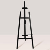 Maxbell Wooden Art Easel Painting Easel for Artist Art Supplies Stand Floor Painting black