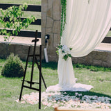 Maxbell Wooden Art Easel Painting Easel for Artist Art Supplies Stand Floor Painting black