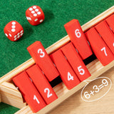 Maxbell Dice Board Game Traditional Family Bar Tabletop with Dices Home Puzzle Game Multi