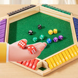 Maxbell Dice Board Game Traditional Family Bar Tabletop with Dices Home Puzzle Game Multi