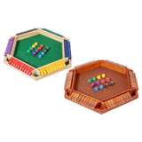 Maxbell Dice Board Game Traditional Family Bar Tabletop with Dices Home Puzzle Game Multi