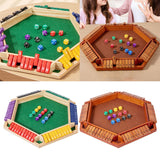 Maxbell Dice Board Game Traditional Family Bar Tabletop with Dices Home Puzzle Game Multi