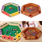 Maxbell Dice Board Game Traditional Family Bar Tabletop with Dices Home Puzzle Game Multi