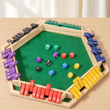 Maxbell Dice Board Game Traditional Family Bar Tabletop with Dices Home Puzzle Game Multi