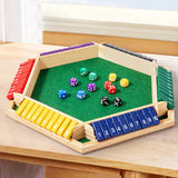 Maxbell Dice Board Game Traditional Family Bar Tabletop with Dices Home Puzzle Game Multi
