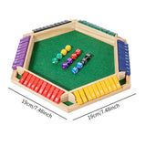 Maxbell Dice Board Game Traditional Family Bar Tabletop with Dices Home Puzzle Game Multi