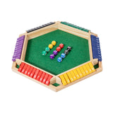 Maxbell Dice Board Game Traditional Family Bar Tabletop with Dices Home Puzzle Game Multi