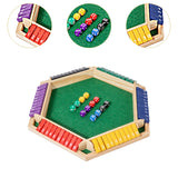 Maxbell Dice Board Game Traditional Family Bar Tabletop with Dices Home Puzzle Game Multi