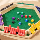 Maxbell Dice Board Game Traditional Family Bar Tabletop with Dices Home Puzzle Game Multi