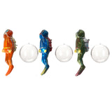 Maxbell Miniature Diver Action Figure Simulation for Aquarium Fish Tank Favors Orange