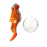 Maxbell Miniature Diver Action Figure Simulation for Aquarium Fish Tank Favors Orange