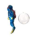 Maxbell Miniature Diver Action Figure Simulation for Aquarium Fish Tank Favors Blue