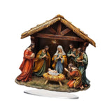 Maxbell Jesus Birth Figurine Crafts Christmas Statue for Living Room Desktop Bedroom