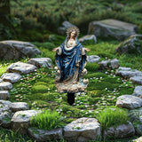 Maxbell Blessed Mary Statue Landscape Ornament for Outdoor Micro Landscape Flowerpot