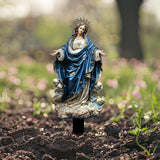 Maxbell Blessed Mary Statue Landscape Ornament for Outdoor Micro Landscape Flowerpot